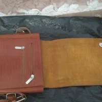 کیف چرم صدرصد طبیعی در حد نو|کیف، کفش، کمربند|پرند, فاز ۲|دیوار