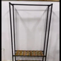 رگال مشکی تمام فلز|بندرخت و رخت‌آویز|قم, منبع آب|دیوار