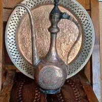 افتابه یزدی سینی قلم عتیقه