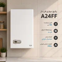 پکیج ایران رادیاتور دو مبدله فن دار 24000تا ۱۱۰متر