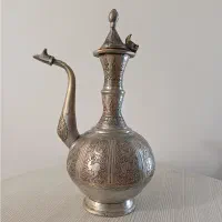 آفتابه یا ابریق مسی قدمی عتیقه