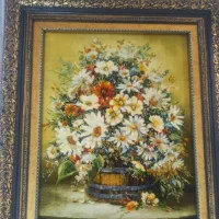 تابلو فرش چله ابربشم|تابلو فرش|تهران, گلستان (شهرک راه آهن)|دیوار