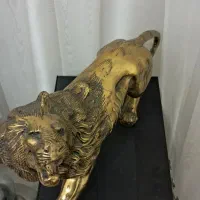 مجسمه شیر برنز