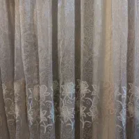 دو عدد پرده شاین پذیرایی زیبا در حد نو