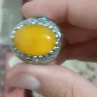انگشتر عقیق زرد