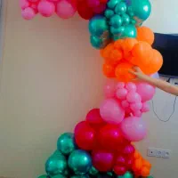 بادکنک کروم و زیبا و رنگای گرم و جذاب