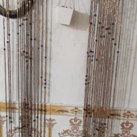 دوعددپرده آویزسنتی فروشی