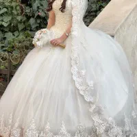لباس عروس  سایز۳۶/۳۸