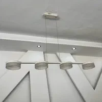 لوستر مدرن خطی گرد دایره|لوستر و چراغ آویز|کرج, شاهینویلا|دیوار