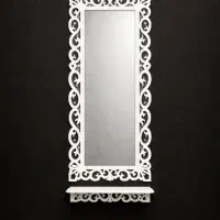 شلف نظم دهنده اینه PVC ضدآب قدی نیلوفر مناسب نظافت