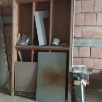 کمد چوبی|کتابخانه، شلف، قفسه‌های دیواری|گنبد کاووس, |دیوار
