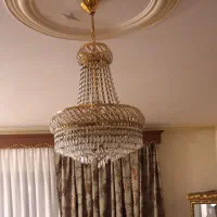 دو تا لوستر کریستال