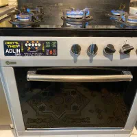 اجاق گاز صفحه شیشه ای طرح فر