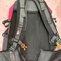 کوله پشتی کوهنوردی صورتی، کارکرده نورث فیس|کیف، کفش، کمربند|رشت, گلباغ نماز|دیوار