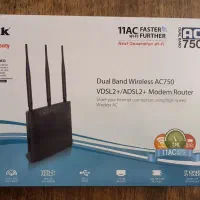 مودم روتر ۲کاره دی لینک 2877AL  ADSL/VDSL با۳ آنتن|مودم و تجهیزات شبکه|تهران, پاسداران|دیوار