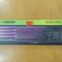 کیبورد گیمینگ نیمه مکانیکال گرین مدل GK601-RGB