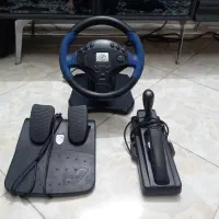 پلی استیشن 2 همراه فرمان و پدال