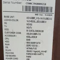 لپ تاپ ایسوس مدل K43B|رایانه همراه|اردبیل, |دیوار