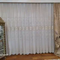 پردهپذیرایی با والن|پرده، رانر، رومیزی|قزوین, |دیوار