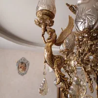 3عدد لوستر فرشته برنجی|لوستر و چراغ آویز|گرمسار, |دیوار