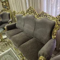 مبل ۹ نفره سلطنتی|مبلمان خانگی و میز عسلی|دلیجان, |دیوار