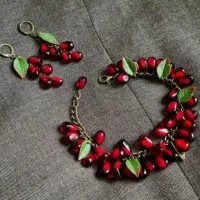 ست زیورالات انار  شب یلدا