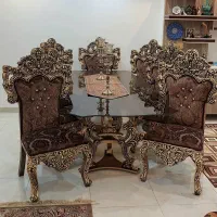 مبلمان سلطنتی و غذاخوری ۸ نفره|مبلمان خانگی و میز عسلی|تهران, شهرک طالقانی|دیوار