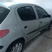 ۲۰۶نقره ای شاسی سالم تمام رنگ۸۳|خودرو سواری و وانت|رشت, معلم|دیوار