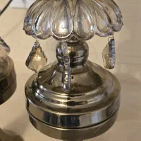یک جفت شمعدان رنگ برنز