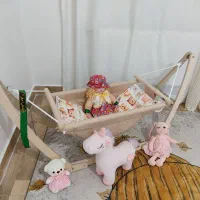 گهواره چوبی درجه یک به همراه تشک