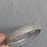 دستبند نقره ۹۲۵ وانگشتر تقره