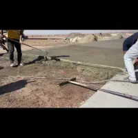 بتن ریزی دستی وماله پروانه