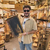 مزه خوری چوب گردو ، اردوخوری چوبی ، جهیزیه