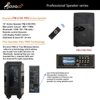 اسپیکر ۱۵ اینچ حرفه ای ساندکو-بلوتوثی-میکروفون خور|پخش‌کننده همراه|اصفهان, باغ زرشک|دیوار