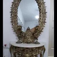 اینه کنسول طرح برنز شیک  قابلمه تابه