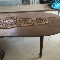 میز ناهار خوری بزرگ ۱۴ نفره و ۸ نفره(منبت کاری شده|میز و صندلی غذاخوری|تبریز, |دیوار