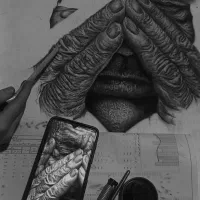 فروش کلکسیونی از تابلو نقاشی سیاه قلم