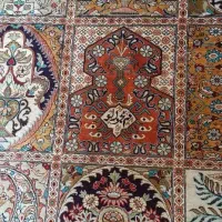 فرش ابریشم خشتی گلستان ۶ متری|فرش|تهران, دروس|دیوار
