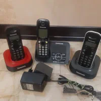 سه عدد گوشی تلفن بیسیم پاناسونیک