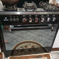 اجاق گاز طرح فر با رویه شیشه نشکن