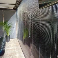 پرده کرکره چوبی فلزی دیکی زبرا کرکره فلزی عمودی