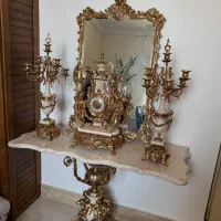 ساعت شمعدان کنسول آینه  پارسا لوستر