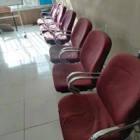 صندلی سه تایی پایه استیل