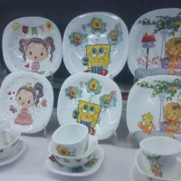 ست کودک ۵تکه اوپال|ظروف سرو و پذیرایی|شیراز, زند|دیوار