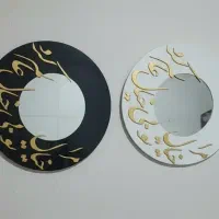 ساعت دیواری ورومیزی طرح ماه|ساعت دیواری و تزئینی|آبادان, |دیوار