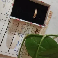 انگشتر سیاه قلم طلا