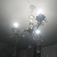 لوستر سه شاخه رنگ سفید|لوستر و چراغ آویز|اسلام‌شهر, شهرک واوان|دیوار