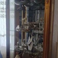 بوفه چوبی طلایی