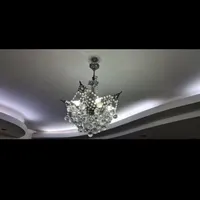 لوستر برنز نقره ای|لوستر و چراغ آویز|تهران, شهرک ولیعصر جنوبی|دیوار