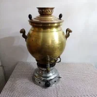سماور برنجی گازی 20 لیتری|سماور، چای‌ساز، قهوه‌ساز|تهران, نجات اللهی|دیوار